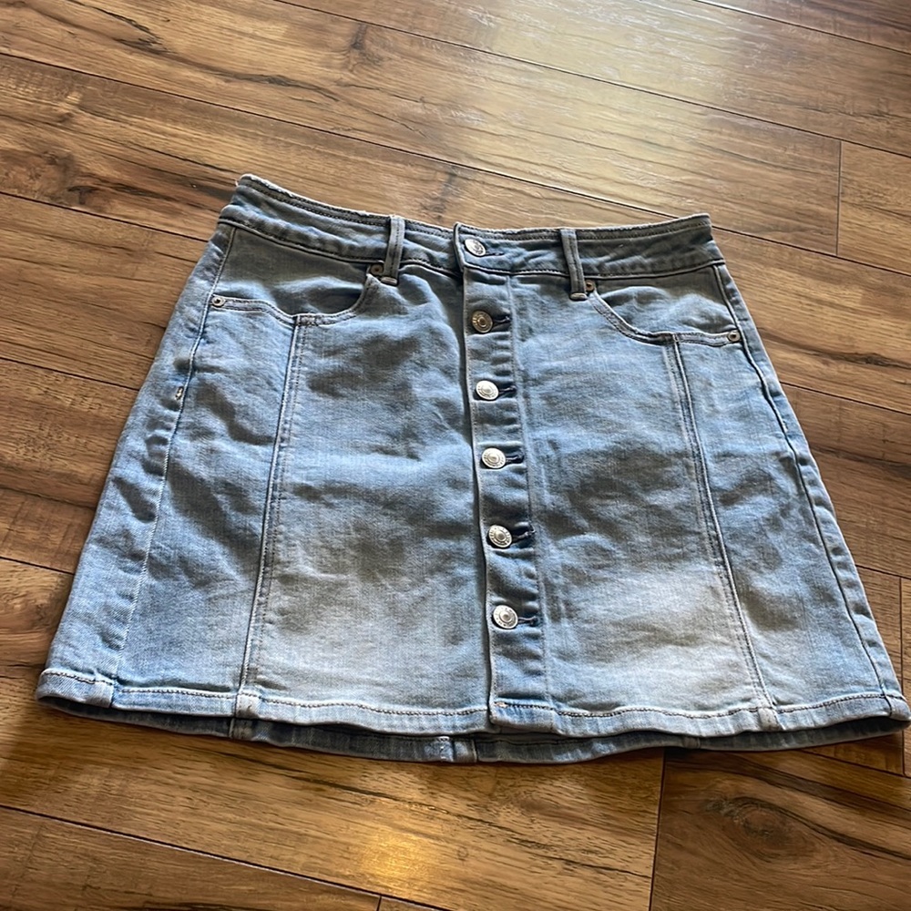 American Eagle Outfitters Denim Skirt - Light Blue